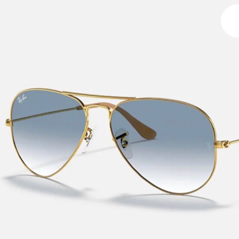RayBan Large Aviator Blue Gradient Sunglasses 😎 3025 58/14